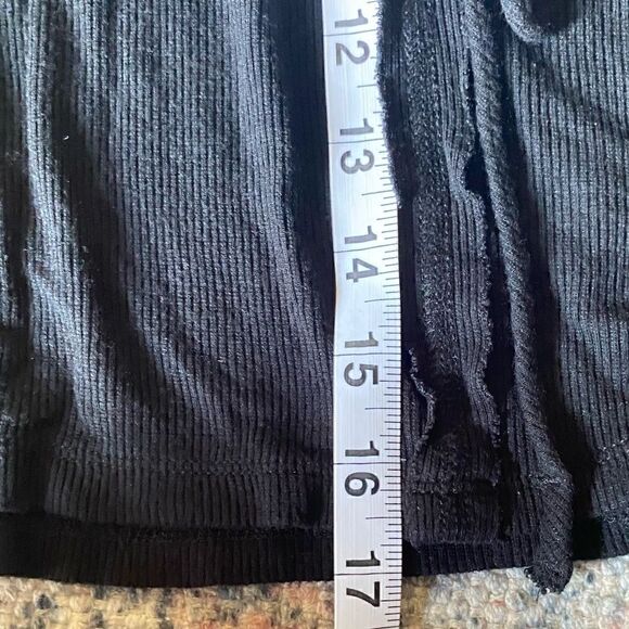 White Crow Black Micro Ribbed Tank Top - Picture 7 of 7